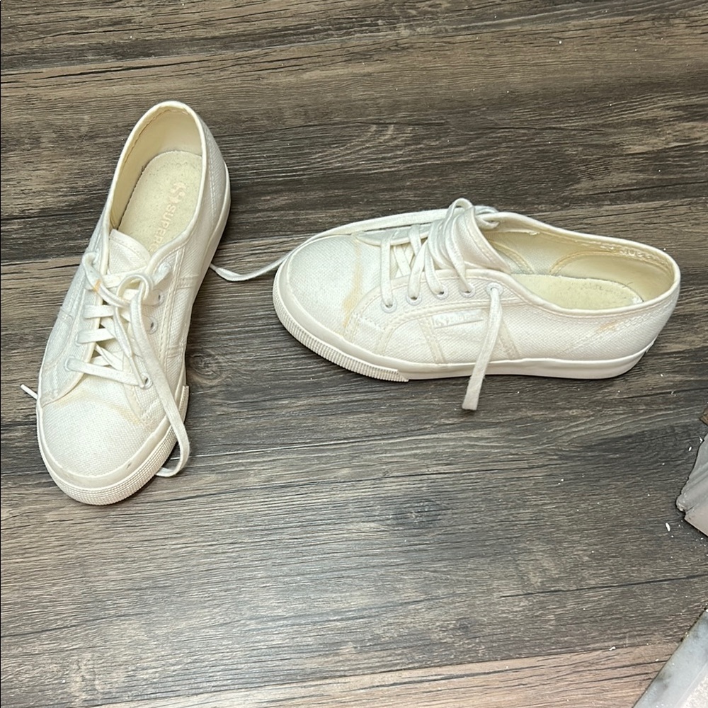 Platform Superga sneakers size 6